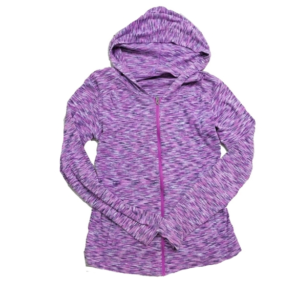 Columbia Jackets & Blazers - COLUMBIA WMN SP SPACE DYE PURPLE FULL ZIP JACKET